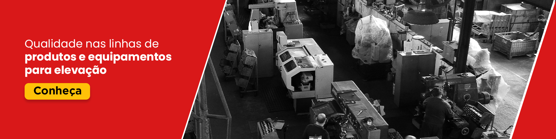 Banner equipamentos de elevação